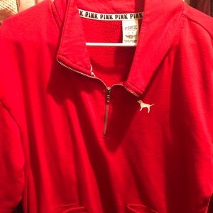 PINK quarter zip